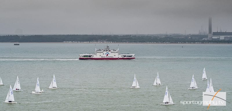 Etchells World Championship supporter, Red Funnel Ferries, will entertain 250 Etchells Sailors and guests at the Royal London Yacht Club. Photo: Sportography.tv