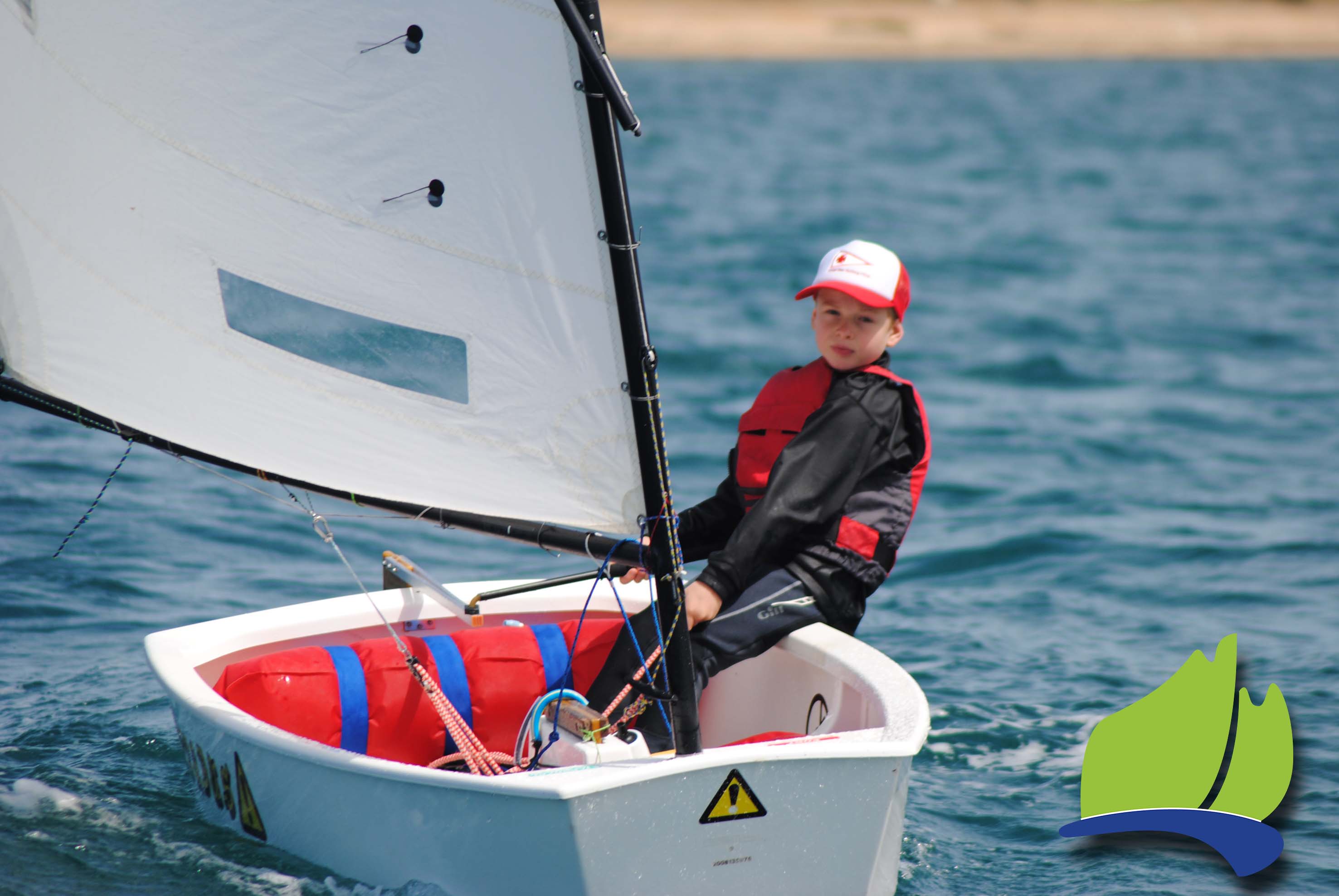 Archie Kretschmer, Largs Bay Sailing Club, was the overall winner in the optimist green fleet.