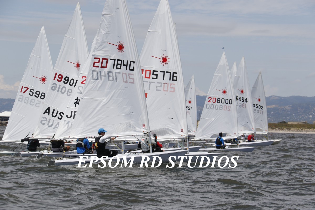 Racing was close for all three fleets in the practice race yesterday.