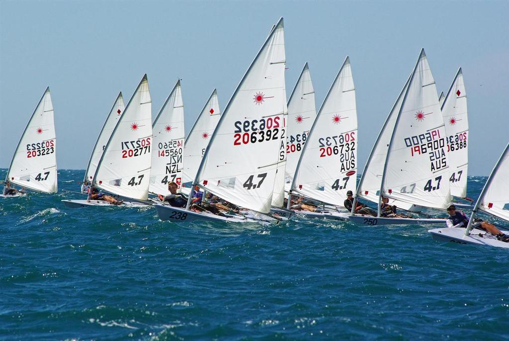 Laser fleet hits record numbers for Adelaide nationals - Down Under Sail