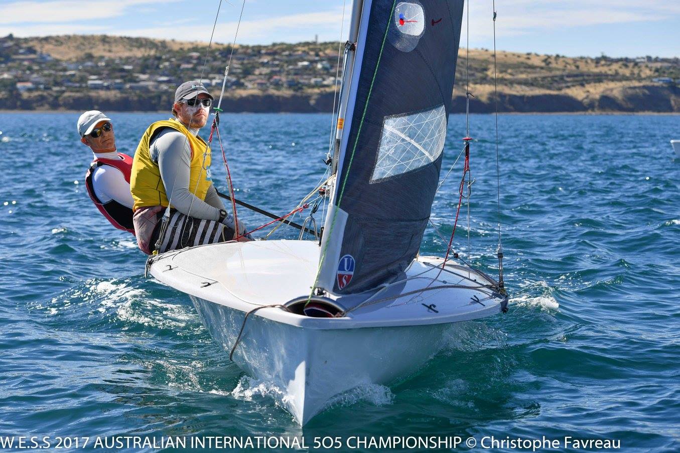 Michael Quirk and Reeve Dunne finished second in the opening race. Photos: Christophe Favreau