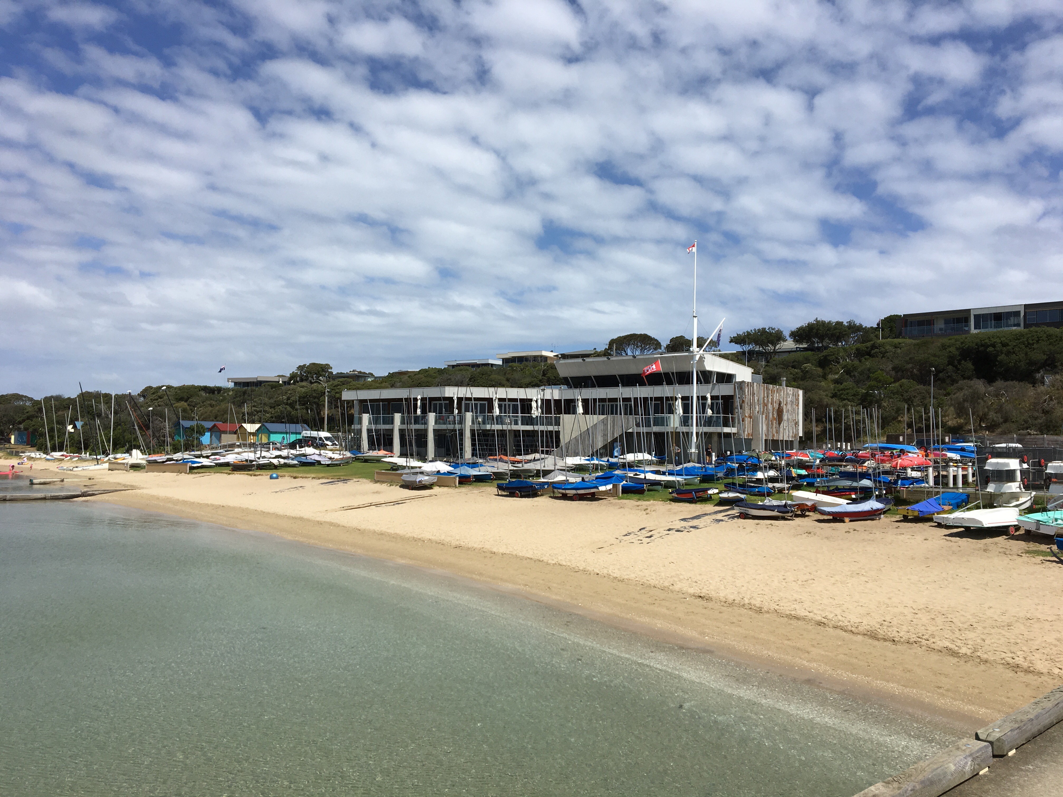 The Blairgowrie Yacht Squadron is in a picture perfect location on the Mornington Peninsula. Photos: Ally Graham.