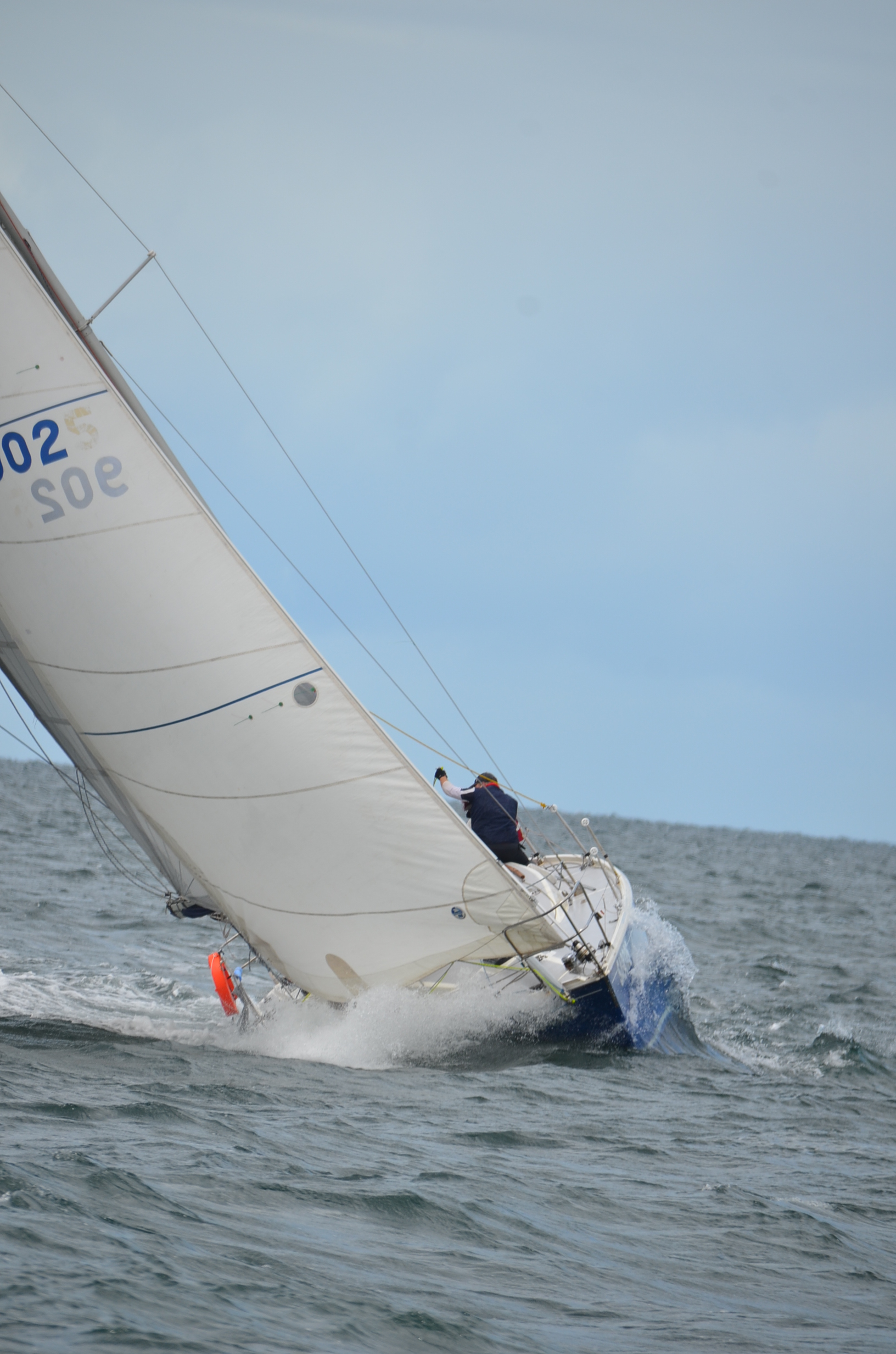 Blue Diamond finished second overall in the monohull racing division.