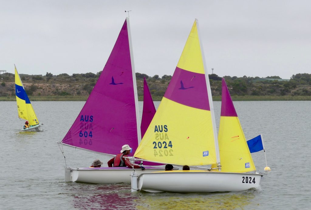 Racing included four short races for Sailability. Photo: Chris Caffin