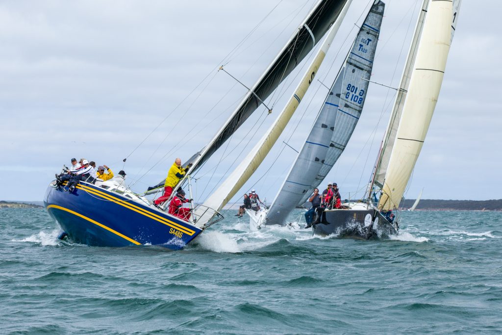 Strong winds greeted sailors on day one. Photos: Take 2 Photography
