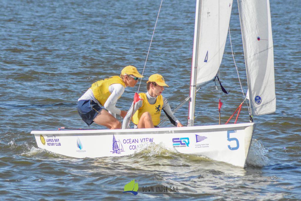 Scots College traveled to the event from Sydney. Photos: Down Under Sail