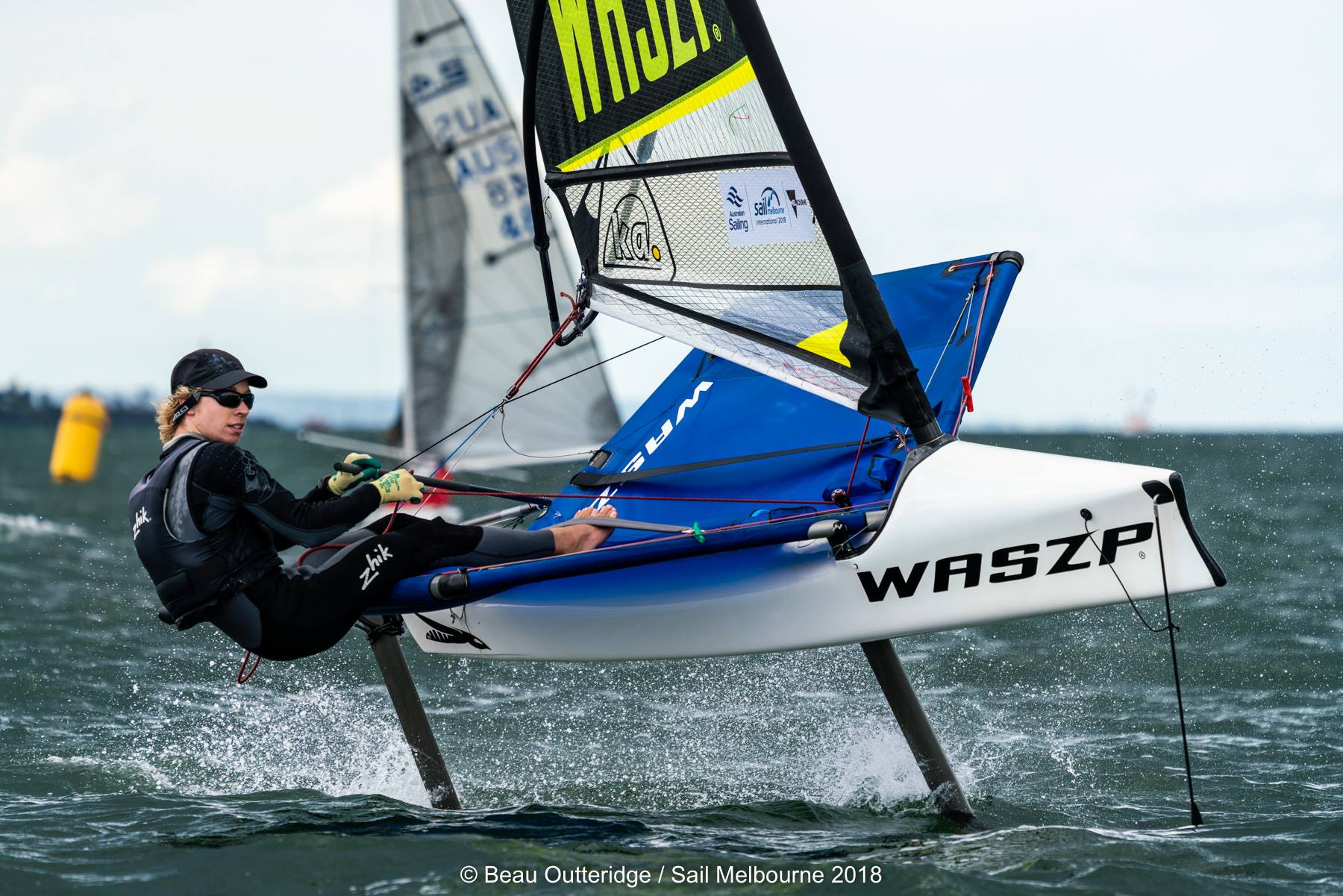 waszp foiling sailboat