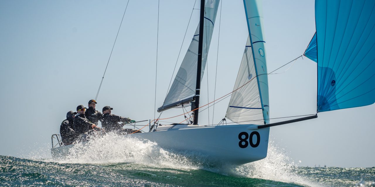 Ambition with one hand on the cup heading into final day of J/70 Nationals